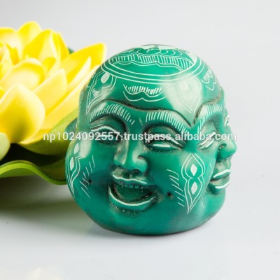 Religious Four Faces of Buddha Resin Statue ~Laughing Buddha